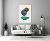 Dance of Earth Colors Glass Wall Art by Insigneart USA