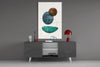 Dance of Earth Colors Glass Wall Art by Insigneart USA