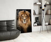 Lion Glass Wall Art by Insigneart USA
