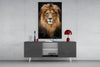 Lion Glass Wall Art