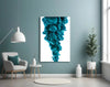 Blue Layers Glass Wall Art by Insigneart USA