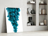 Blue Layers Glass Wall Art by Insigneart USA