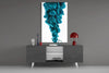 Blue Layers Glass Wall Art by Insigneart USA