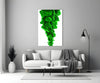 Green Layers Glass Wall Art by Insigneart USA