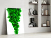 Green Layers Glass Wall Art by Insigneart USA