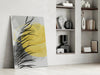 Autumn Yellow Glass Wall Art by Insigneart USA