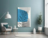 Autumn Blue Glass Wall Art by Insigneart USA