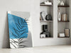 Autumn Blue Glass Wall Art by Insigneart USA