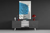 Autumn Blue Glass Wall Art by Insigneart USA