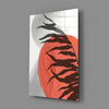 Autumn Red Glass Wall Art by Insigneart USA