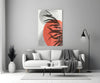 Autumn Red Glass Wall Art by Insigneart USA
