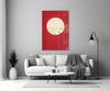 Fly from the Moon Glass Wall Art by Insigneart USA
