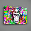 Monkey Face Glass Wall Art by Insigneart USA