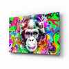 Monkey Face Glass Wall Art by Insigneart USA