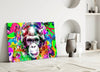 Monkey Face Glass Wall Art by Insigneart USA