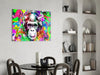 Monkey Face Glass Wall Art by Insigneart USA