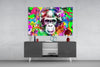 Monkey Face Glass Wall Art by Insigneart USA