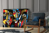 Faces Glass Wall Art by Insigneart USA