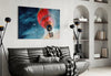 Baloon to the Moon Glass Wall Art by Insigneart USA