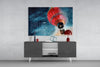 Baloon to the Moon Glass Wall Art by Insigneart USA