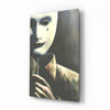 Mask the Sadness Glass Wall Art by Insigneart USA