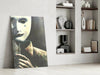Mask the Sadness Glass Wall Art by Insigneart USA