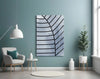 Lines of Leaf Glass Wall Art by Insigneart USA