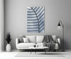 Lines of Leaf Glass Wall Art by Insigneart USA