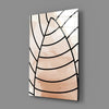 Lines of Leaf Glass Wall Art by Insigneart USA