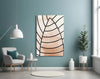 Lines of Leaf Glass Wall Art by Insigneart USA