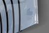 Lines of Waves Glass Wall Art by Insigneart USA