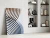 Lines of Waves Glass Wall Art by Insigneart USA