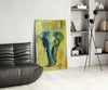 Elephant Glass Wall Art by Insigneart USA