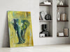 Elephant Glass Wall Art by Insigneart USA