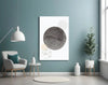 Black Moon Glass Wall Art by Insigneart USA