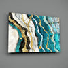Marble Waves Glass Wall Art by Insigneart USA