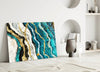 Marble Waves Glass Wall Art by Insigneart USA