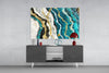 Marble Waves Glass Wall Art by Insigneart USA