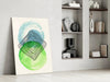 Abstract Circles Glass Wall Art by Insigneart USA