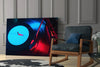 Gramophone Glass Wall Art by Insigneart USA