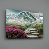 Footpath to Mountains Glass Wall Art by Insigneart USA