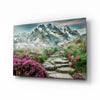 Footpath to Mountains Glass Wall Art by Insigneart USA