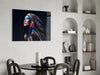 Red Indian Glass Wall Art by Insigneart USA