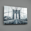 Brooklyn Bridge Glass Wall Art by Insigneart USA