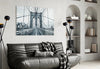 Brooklyn Bridge Glass Wall Art by Insigneart USA