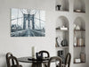 Brooklyn Bridge Glass Wall Art by Insigneart USA