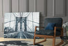Brooklyn Bridge Glass Wall Art by Insigneart USA