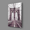 Brooklyn Bridge Glass Wall Art by Insigneart USA