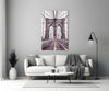 Brooklyn Bridge Glass Wall Art by Insigneart USA