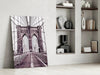 Brooklyn Bridge Glass Wall Art by Insigneart USA